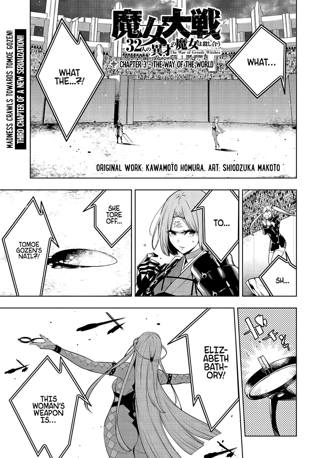 Majo Taisen: 32-nin no Isai no Majo wa Koroshiau Chap 3 - Next Chap 4