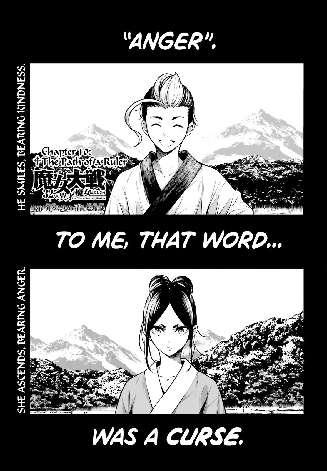 Majo Taisen: 32-nin no Isai no Majo wa Koroshiau Chap 10 - Next Chap 11