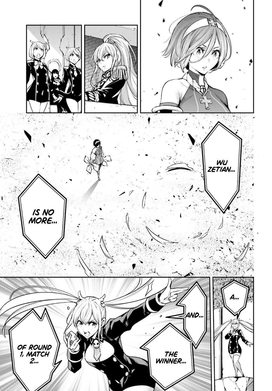 Majo Taisen: 32-nin no Isai no Majo wa Koroshiau Chap 11 - Next Chap 12
