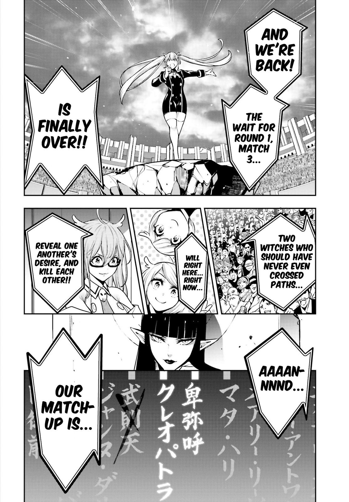 Majo Taisen: 32-nin no Isai no Majo wa Koroshiau Chap 12 - Next Chap 13