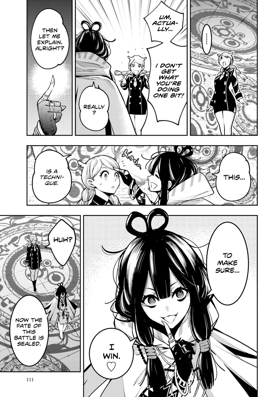 Majo Taisen: 32-nin no Isai no Majo wa Koroshiau Chap 12 - Next Chap 13