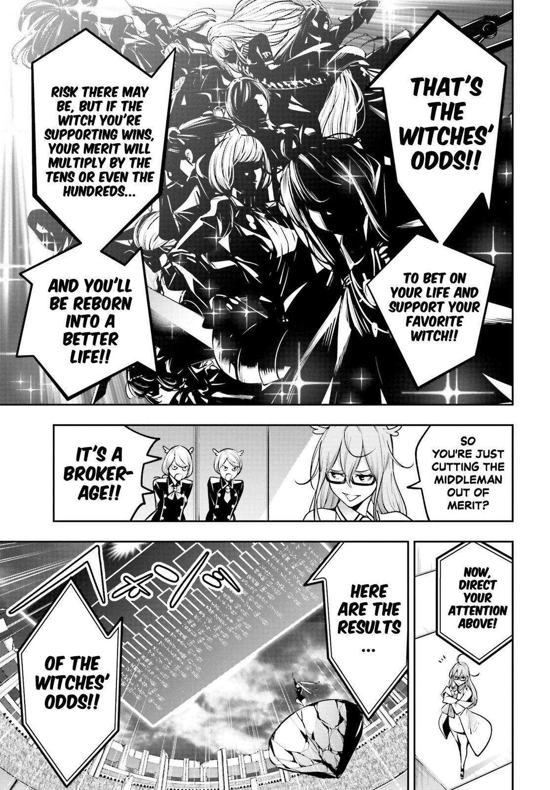 Majo Taisen: 32-nin no Isai no Majo wa Koroshiau Chap 12 - Next Chap 13