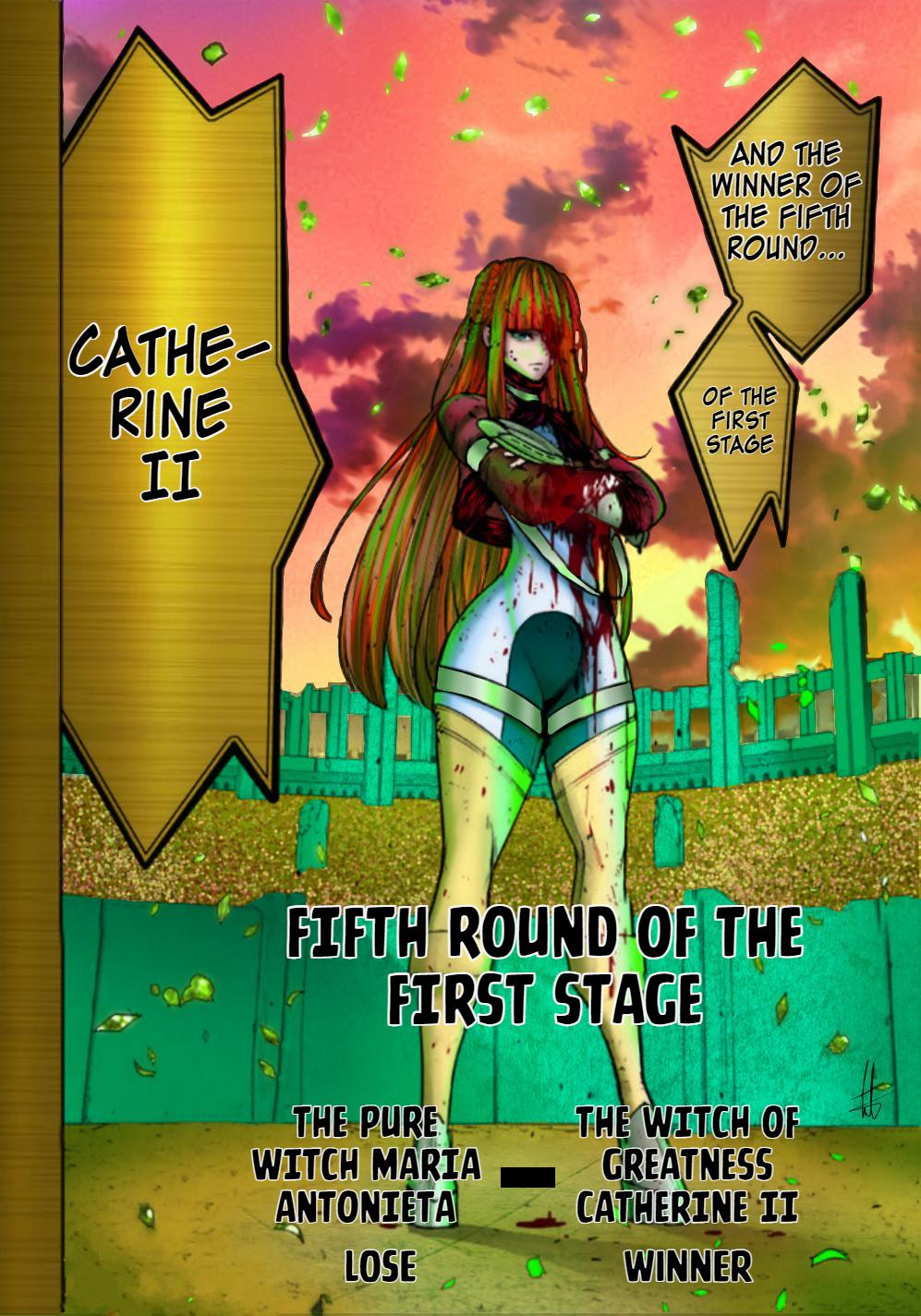 Majo Taisen: 32-nin no Isai no Majo wa Koroshiau Chap 25 - Next Chap 26