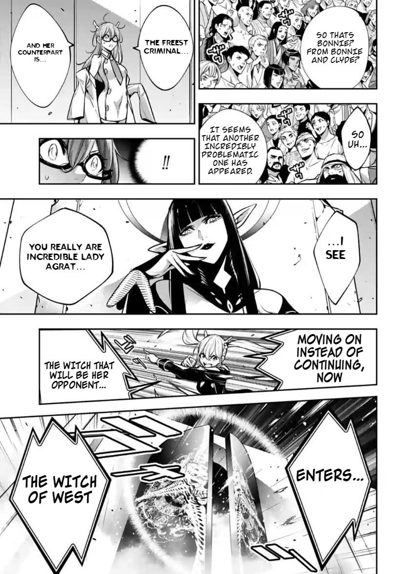 Majo Taisen: 32-nin no Isai no Majo wa Koroshiau Chap 37 - Next Chap 38