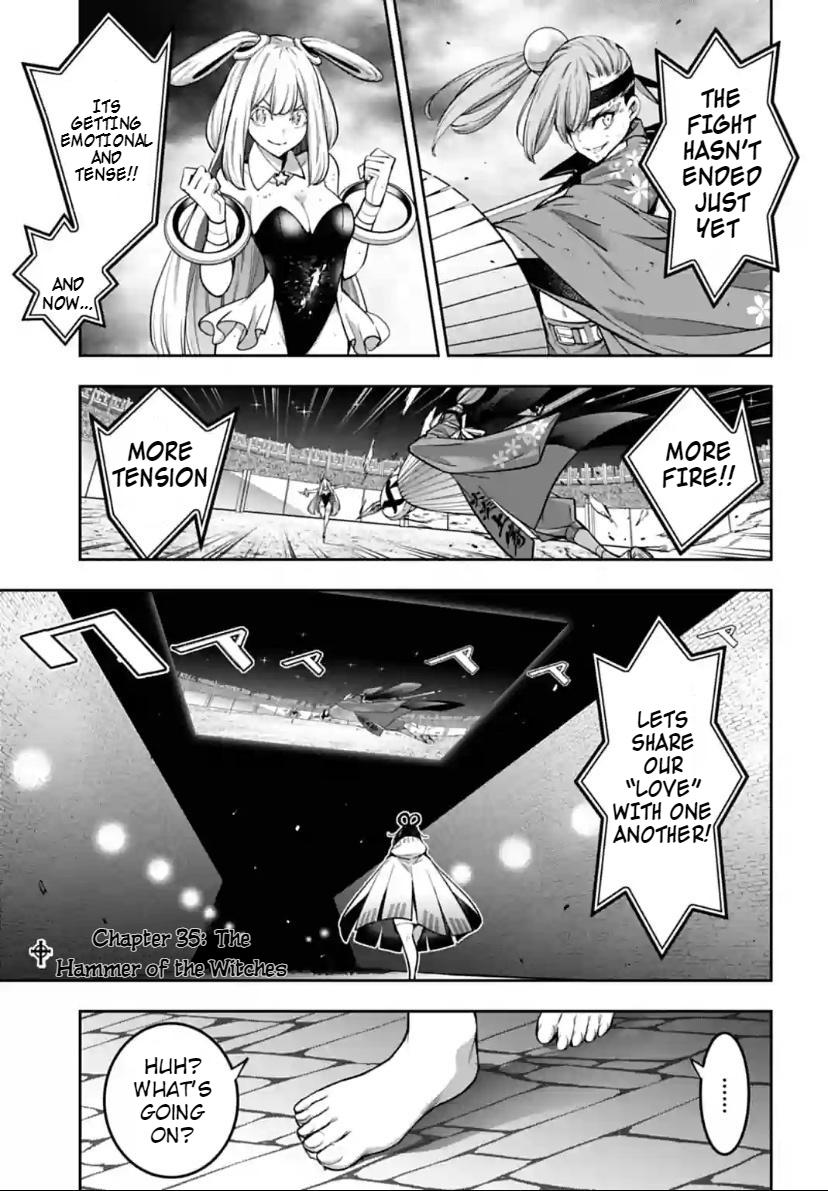 Majo Taisen: 32-nin no Isai no Majo wa Koroshiau Chap 35 - Next Chap 36