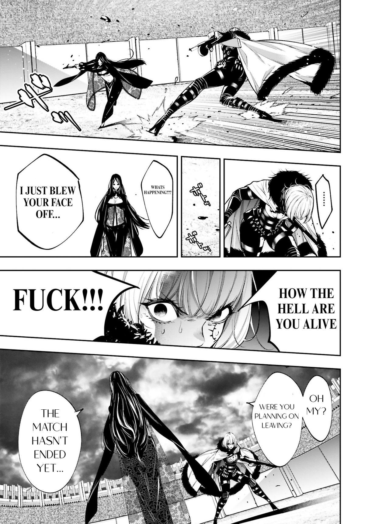 Majo Taisen: 32-nin no Isai no Majo wa Koroshiau Chap 38 - Next Chap 39