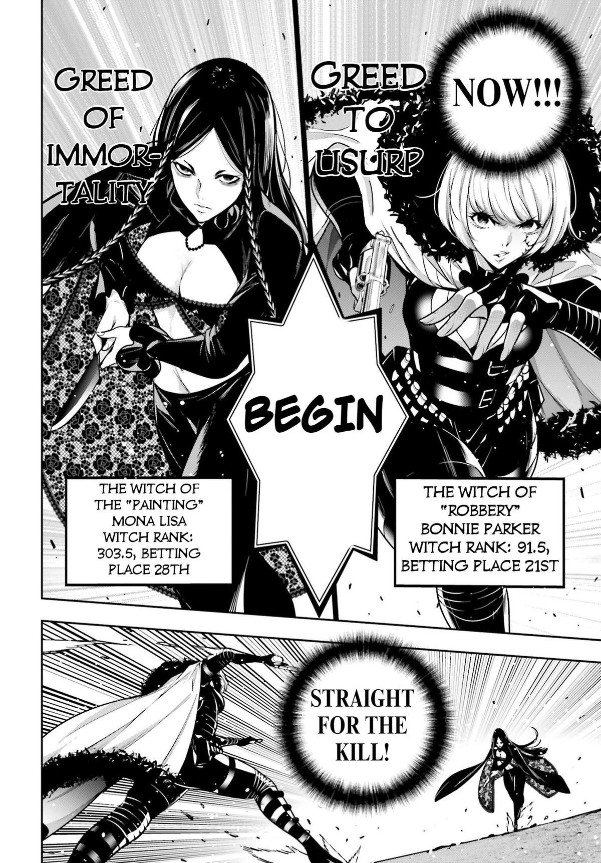 Majo Taisen: 32-nin no Isai no Majo wa Koroshiau Chap 38 - Next Chap 39