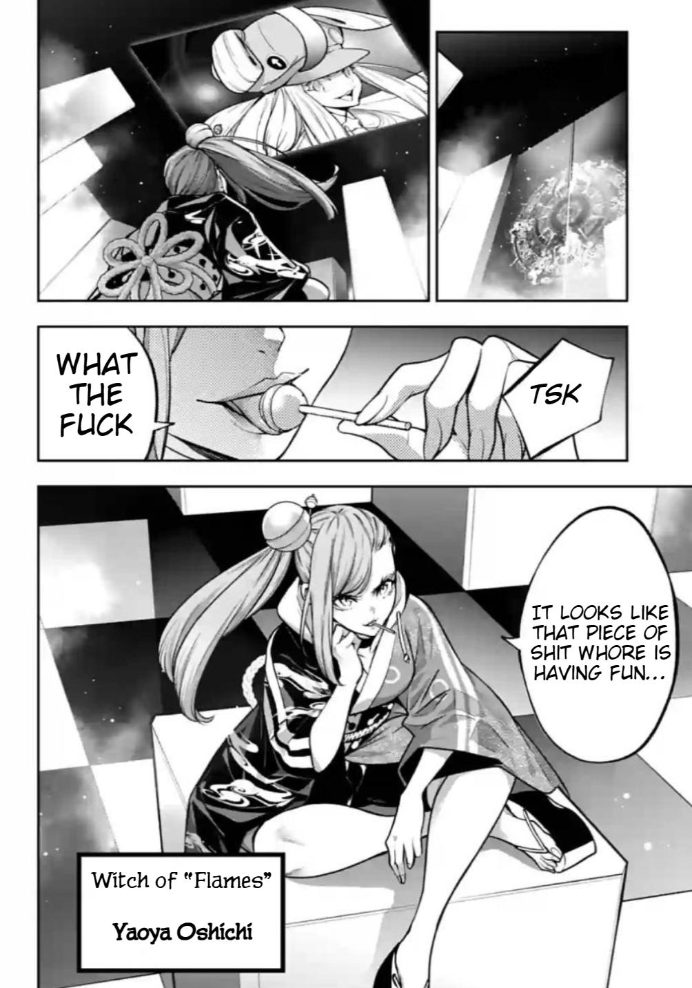 Majo Taisen: 32-nin no Isai no Majo wa Koroshiau Chap 31 - Next Chap 32