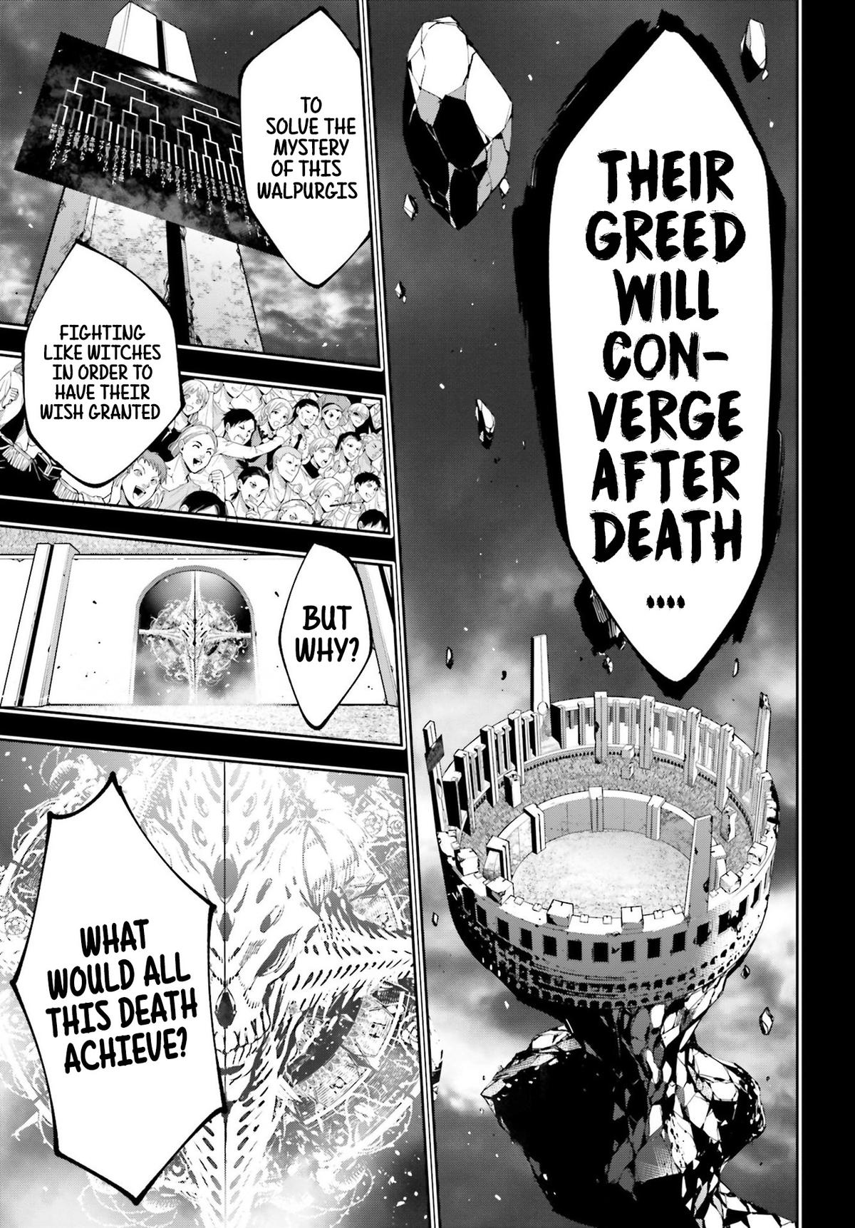 Majo Taisen: 32-nin no Isai no Majo wa Koroshiau Chap 44 - Next Chap 45