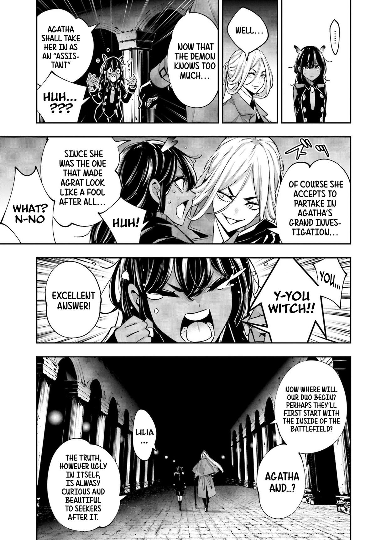 Majo Taisen: 32-nin no Isai no Majo wa Koroshiau Chap 44 - Next Chap 45