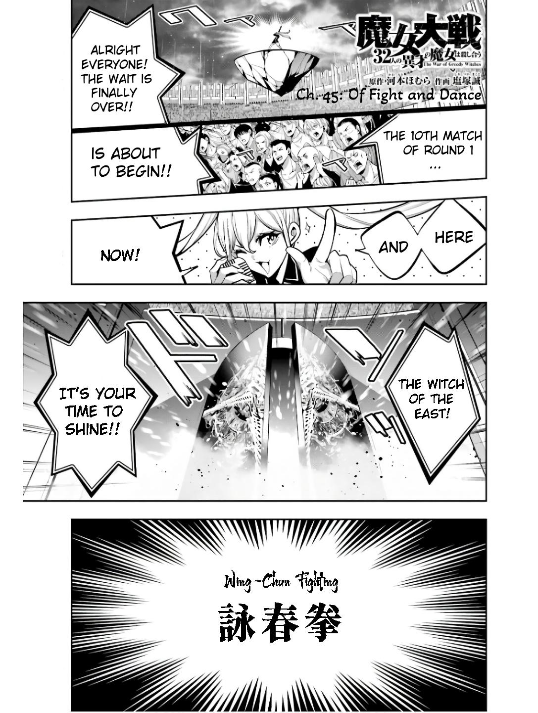 Majo Taisen: 32-nin no Isai no Majo wa Koroshiau Chap 45 - Next Chap 46