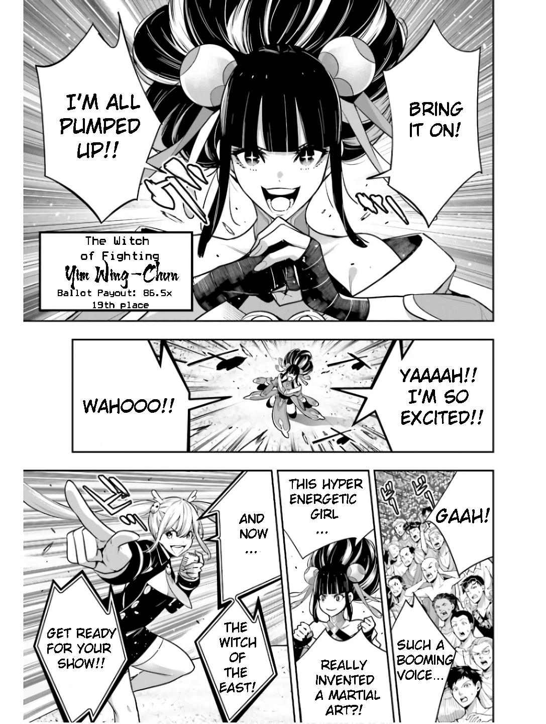 Majo Taisen: 32-nin no Isai no Majo wa Koroshiau Chap 45 - Next Chap 46
