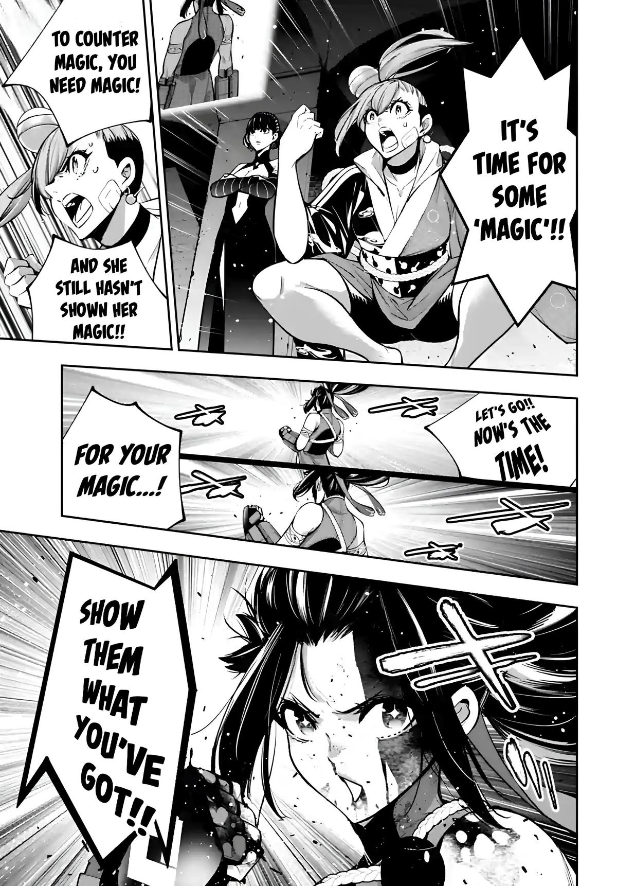 Majo Taisen: 32-nin no Isai no Majo wa Koroshiau Chap 48 - Next Chap 49