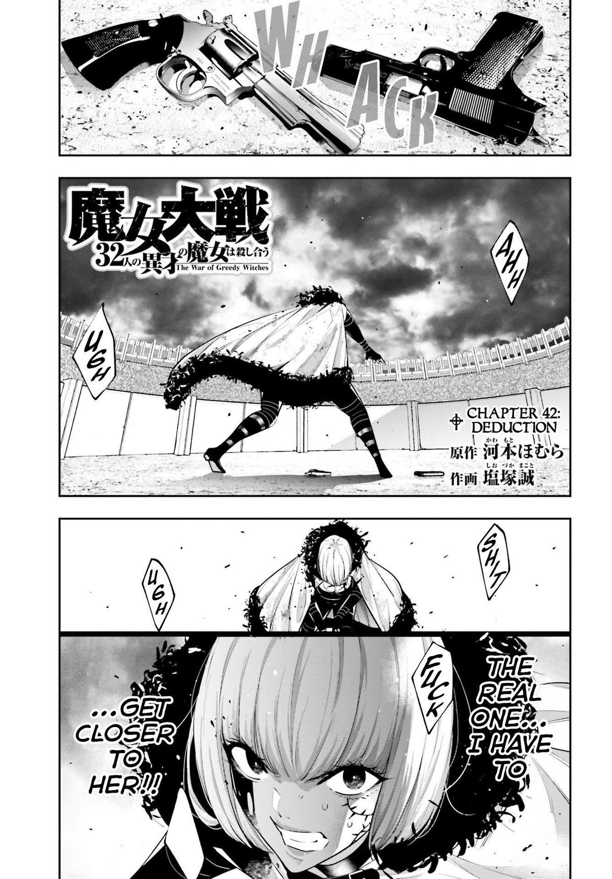 Majo Taisen: 32-nin no Isai no Majo wa Koroshiau Chap 42 - Next Chap 43