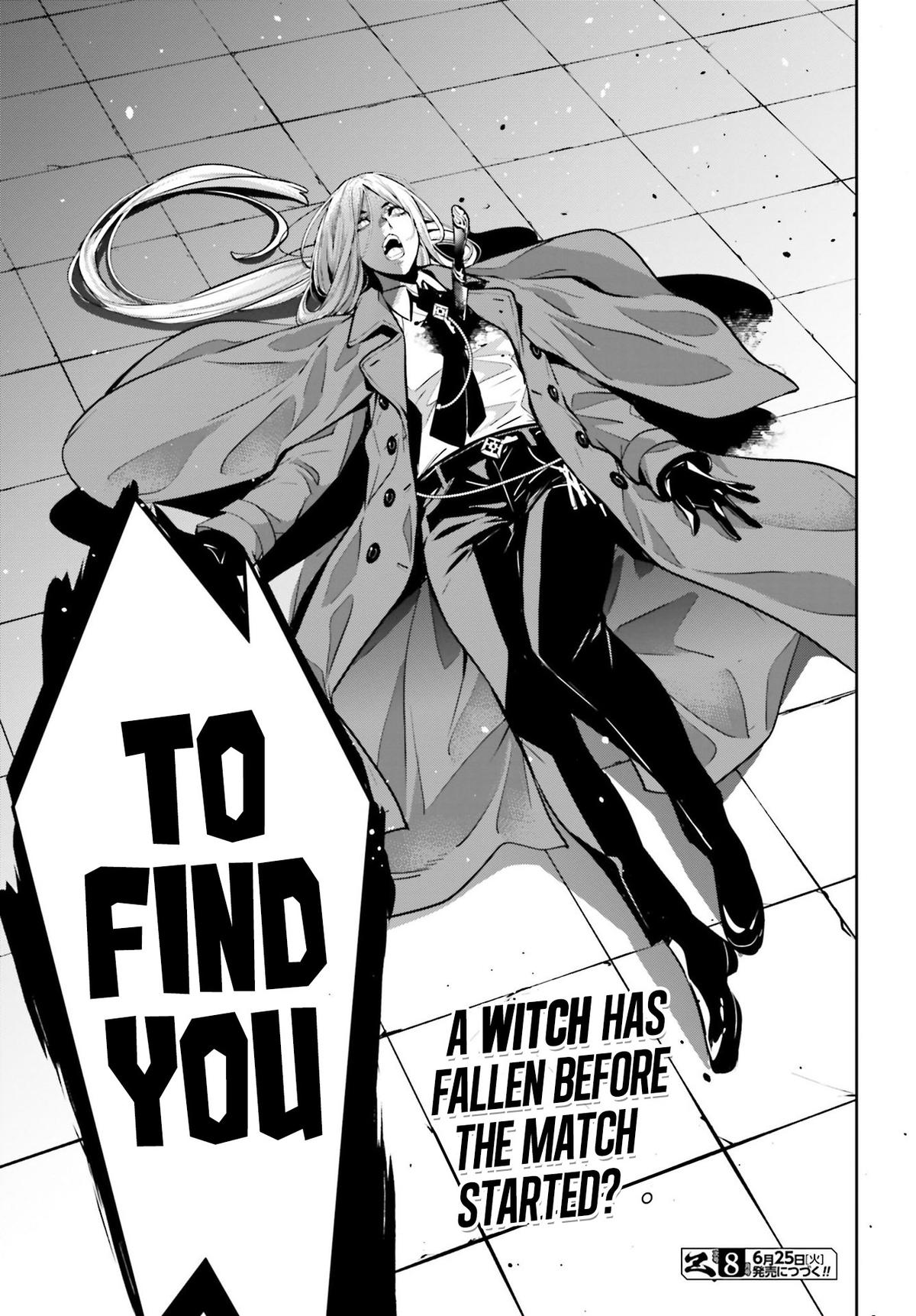 Majo Taisen: 32-nin no Isai no Majo wa Koroshiau Chap 43 - Next Chap 44