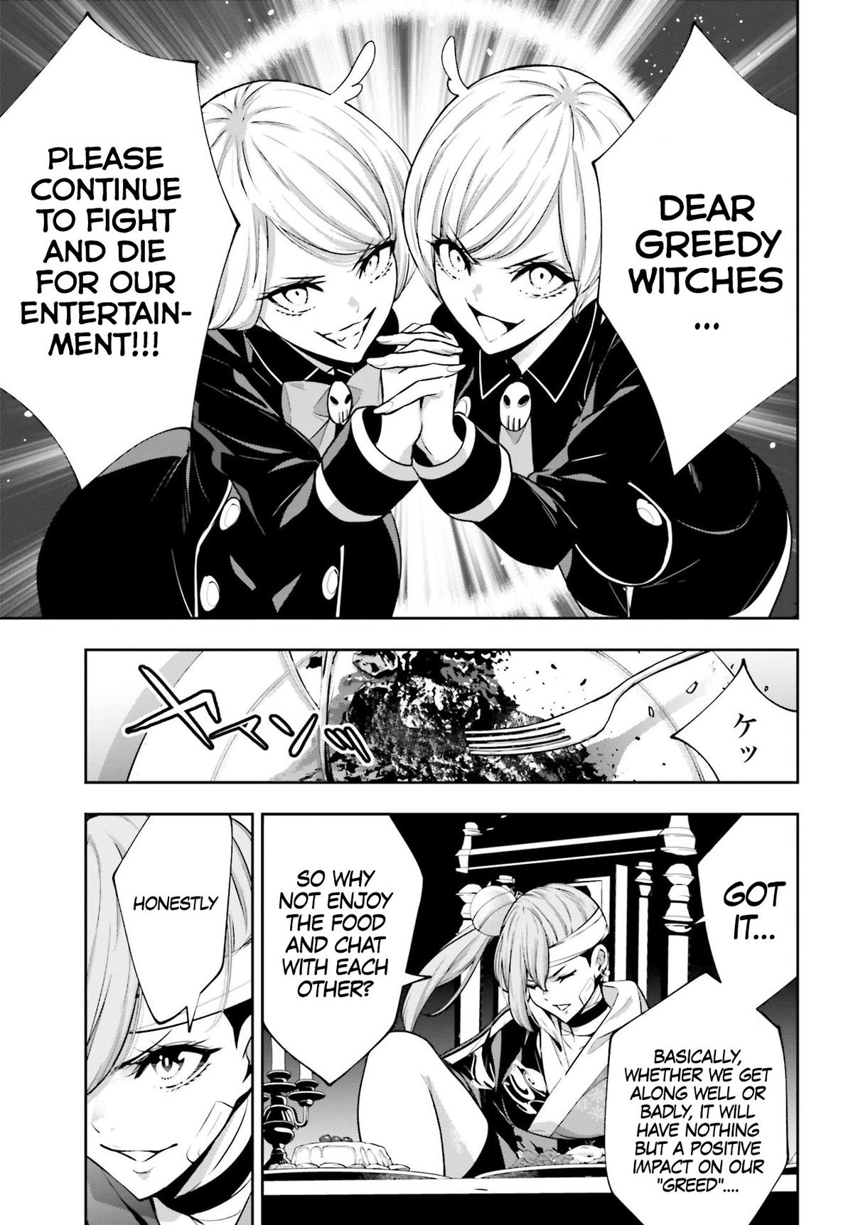Majo Taisen: 32-nin no Isai no Majo wa Koroshiau Chap 43 - Next Chap 44