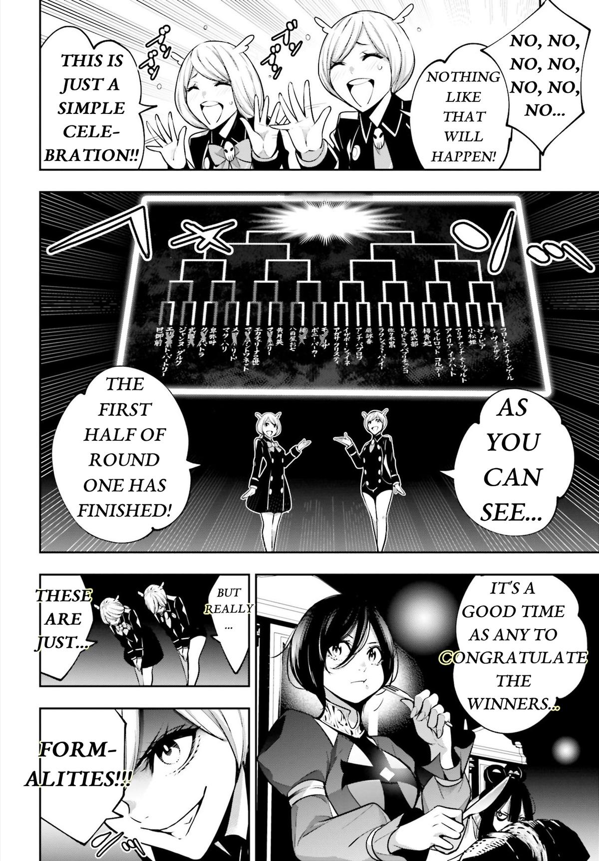 Majo Taisen: 32-nin no Isai no Majo wa Koroshiau Chap 43 - Next Chap 44