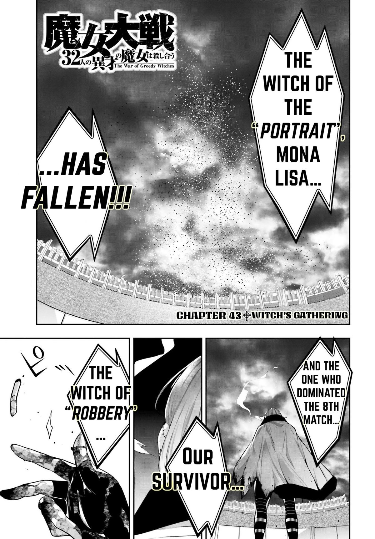 Majo Taisen: 32-nin no Isai no Majo wa Koroshiau Chap 43 - Next Chap 44