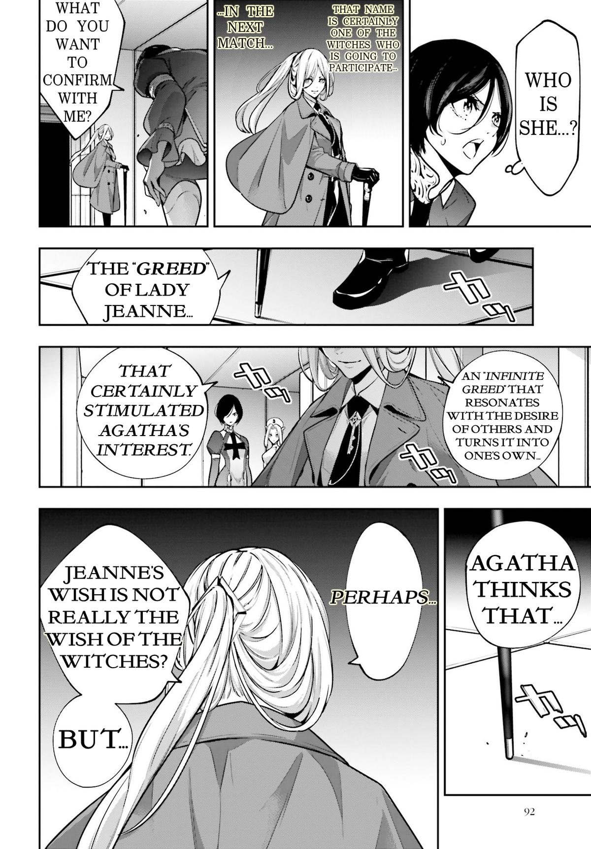 Majo Taisen: 32-nin no Isai no Majo wa Koroshiau Chap 43 - Next Chap 44