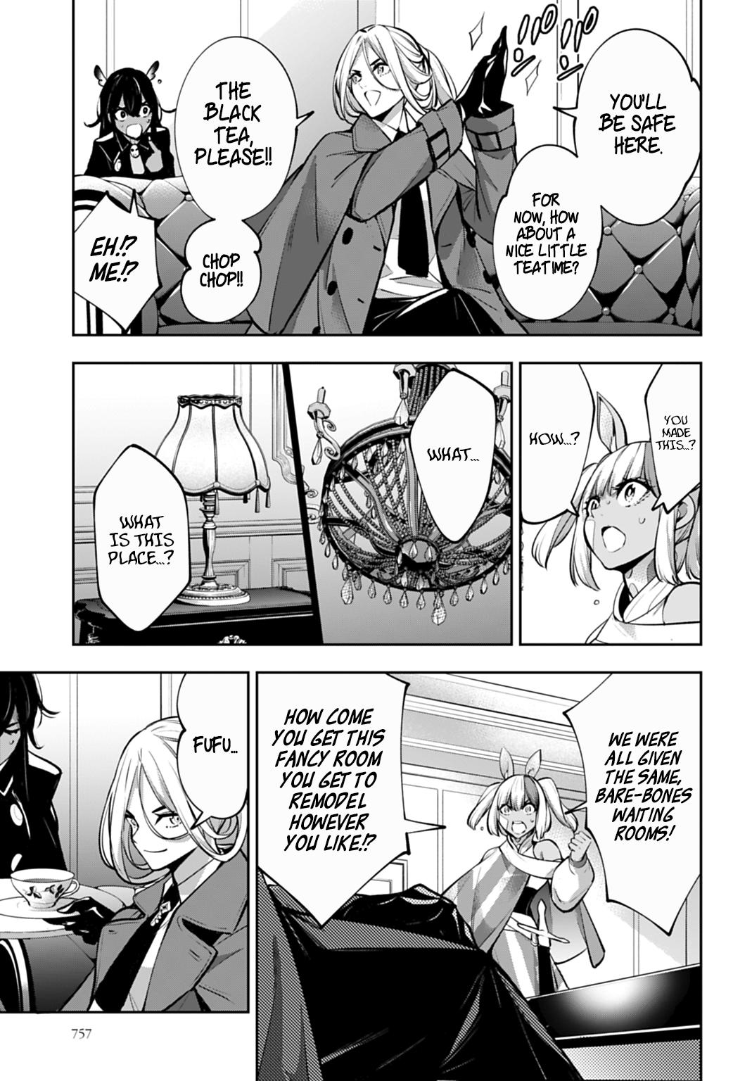 Majo Taisen: 32-nin no Isai no Majo wa Koroshiau Chap 57 - Next Chap 58