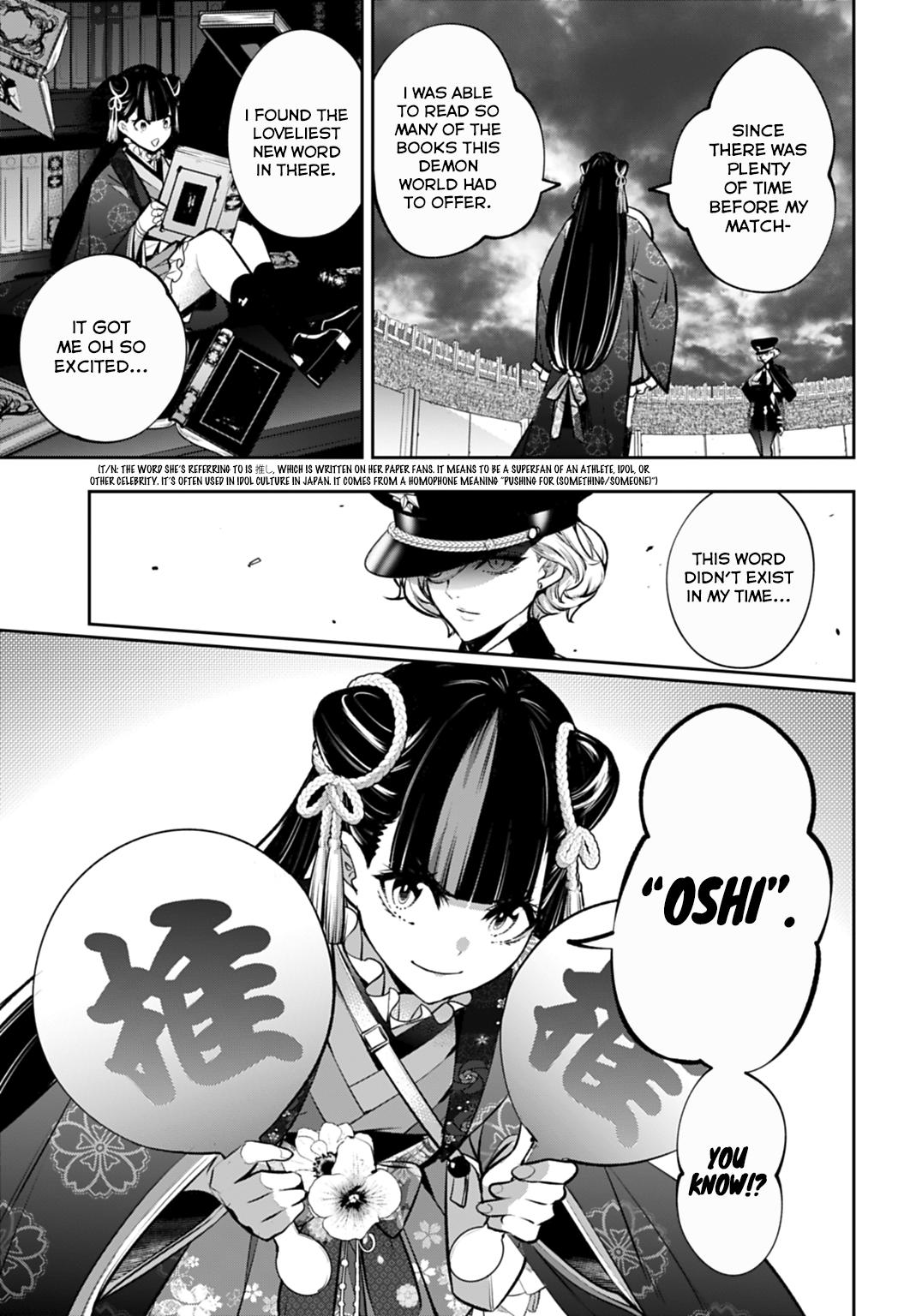 Majo Taisen: 32-nin no Isai no Majo wa Koroshiau Chap 57 - Next Chap 58