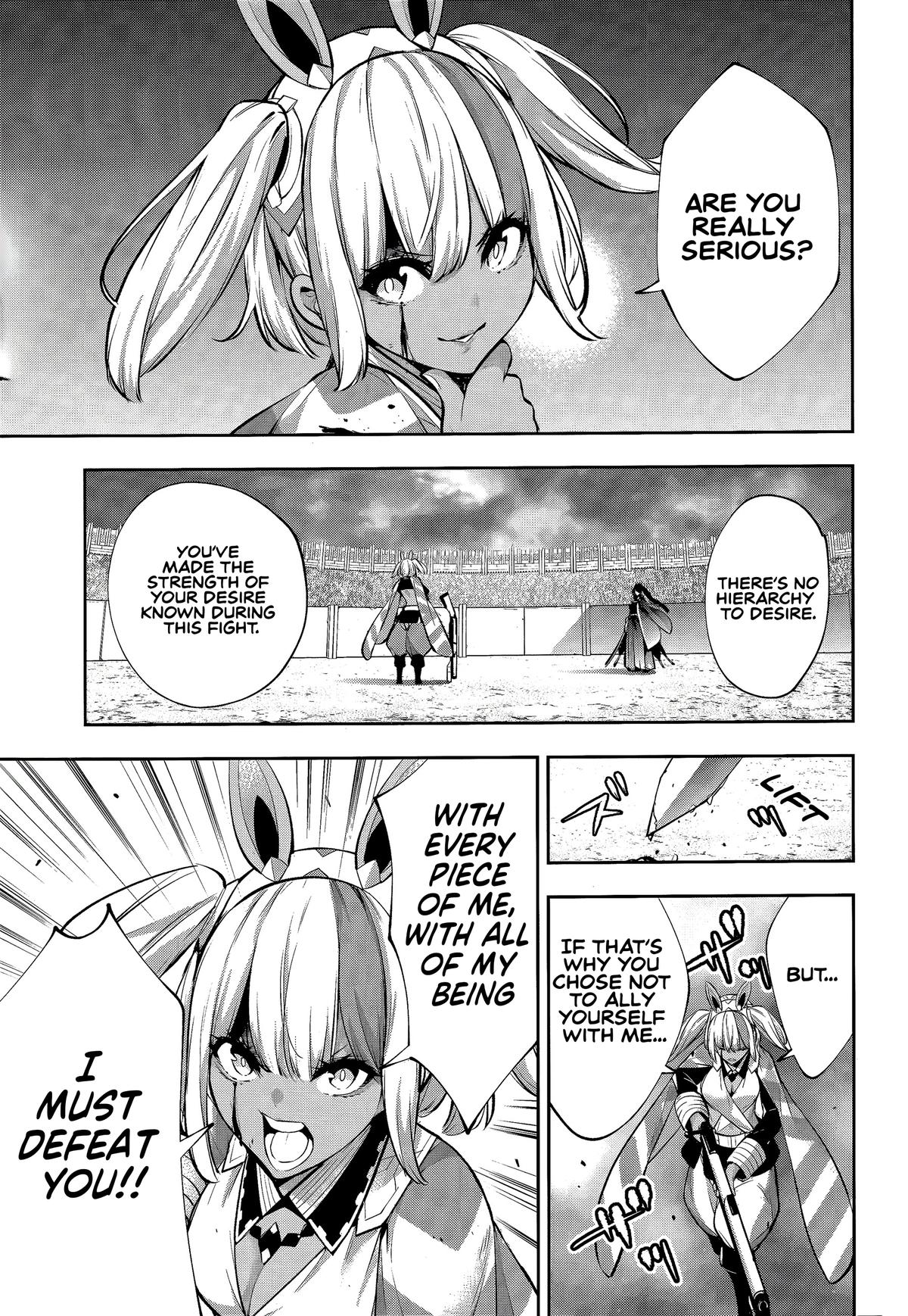 Majo Taisen: 32-nin no Isai no Majo wa Koroshiau Chap 55 - Next Chap 56