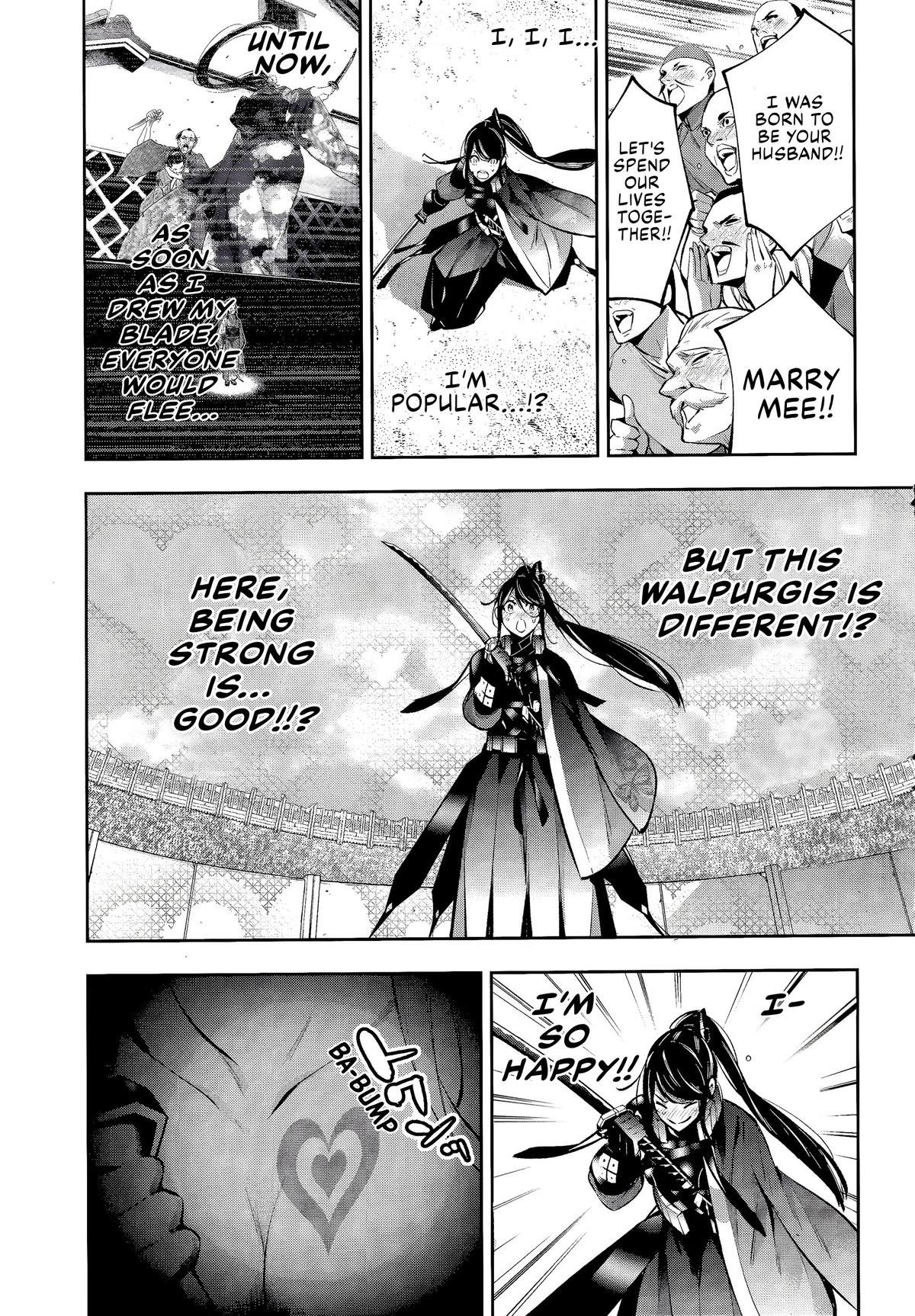 Majo Taisen: 32-nin no Isai no Majo wa Koroshiau Chap 55 - Next Chap 56