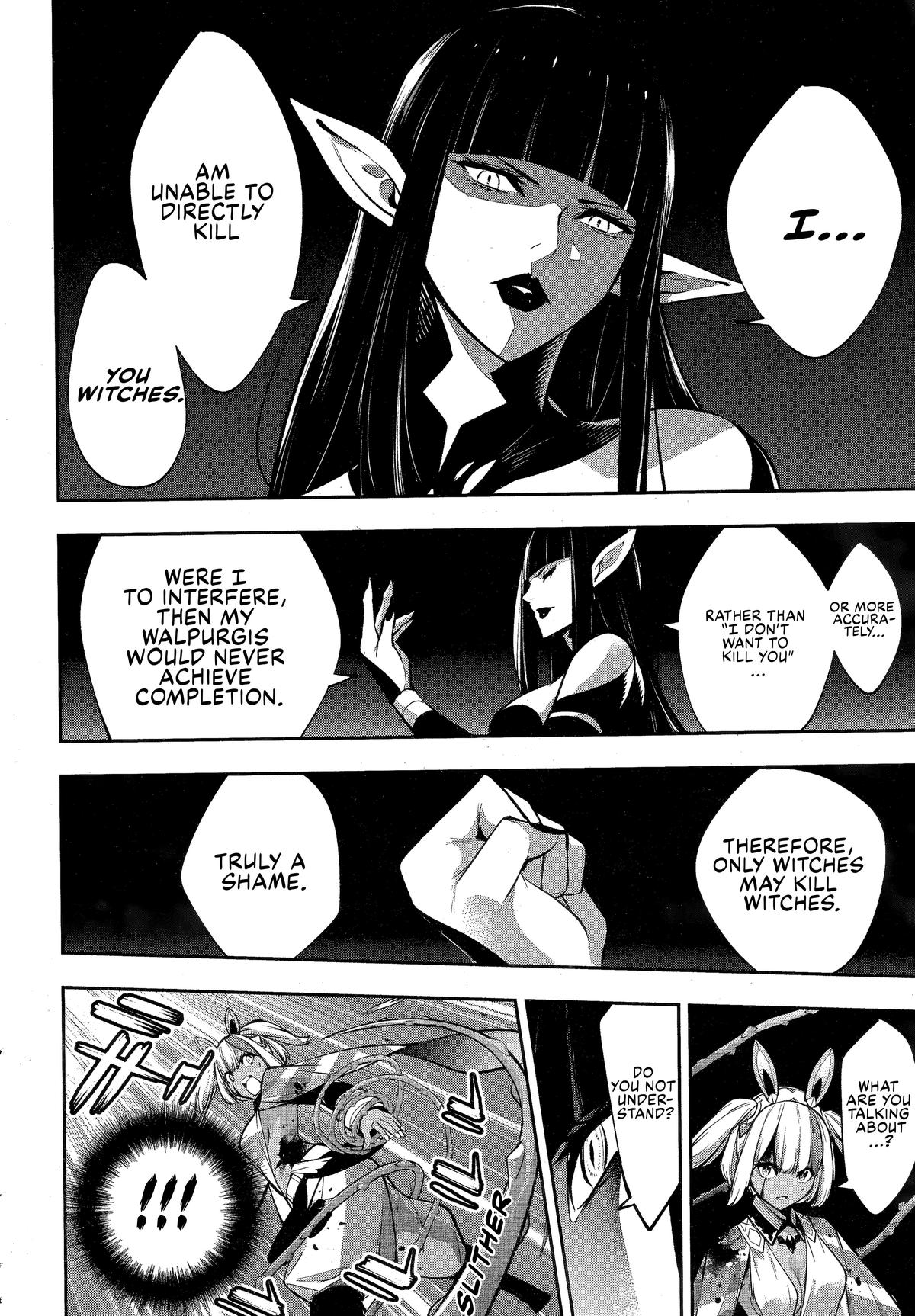 Majo Taisen: 32-nin no Isai no Majo wa Koroshiau Chap 56 - Next Chap 57