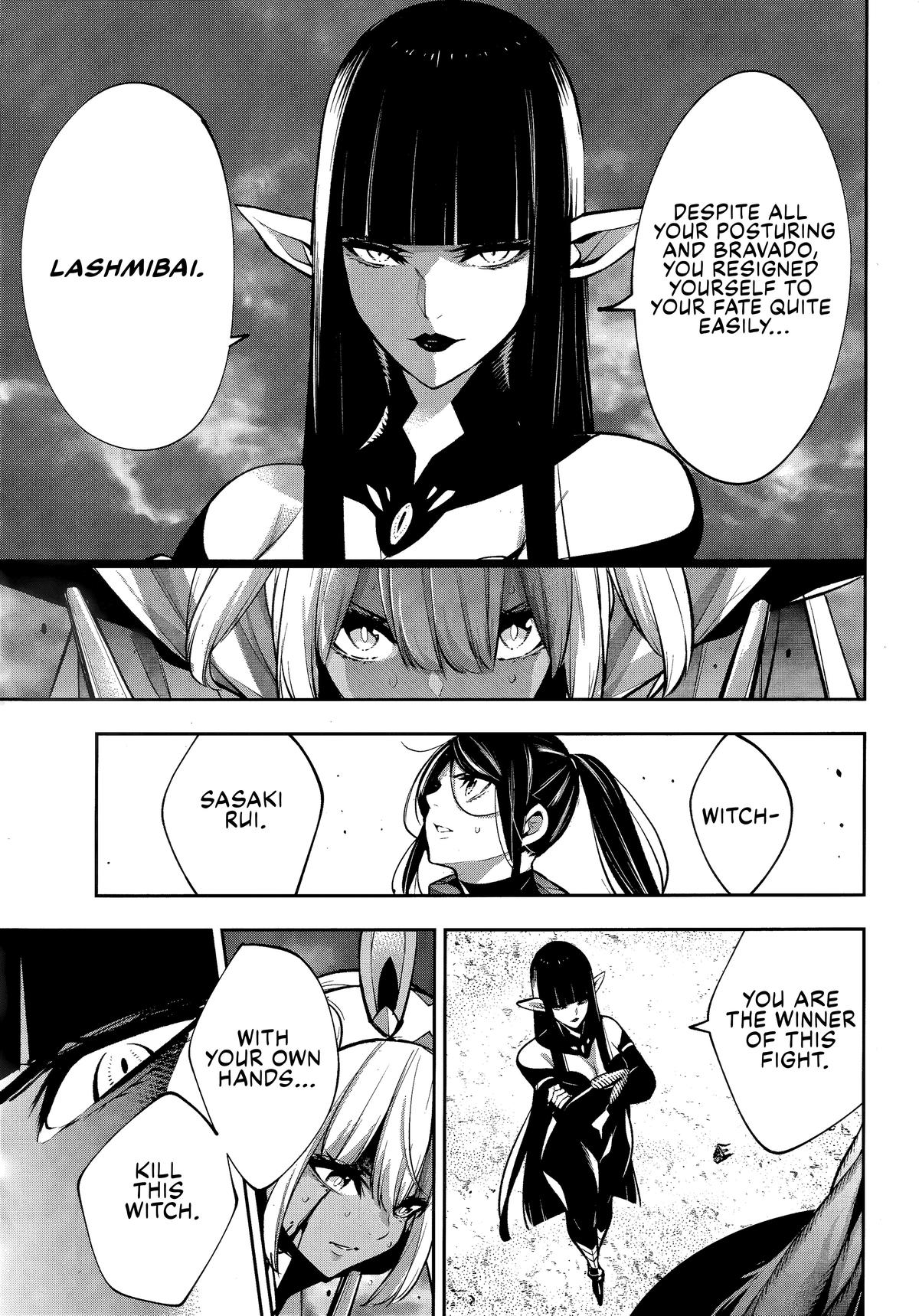 Majo Taisen: 32-nin no Isai no Majo wa Koroshiau Chap 56 - Next Chap 57