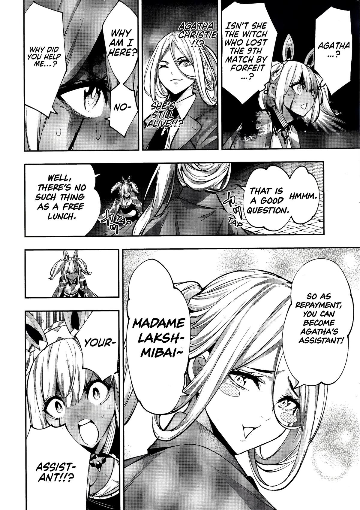 Majo Taisen: 32-nin no Isai no Majo wa Koroshiau Chap 56 - Next Chap 57