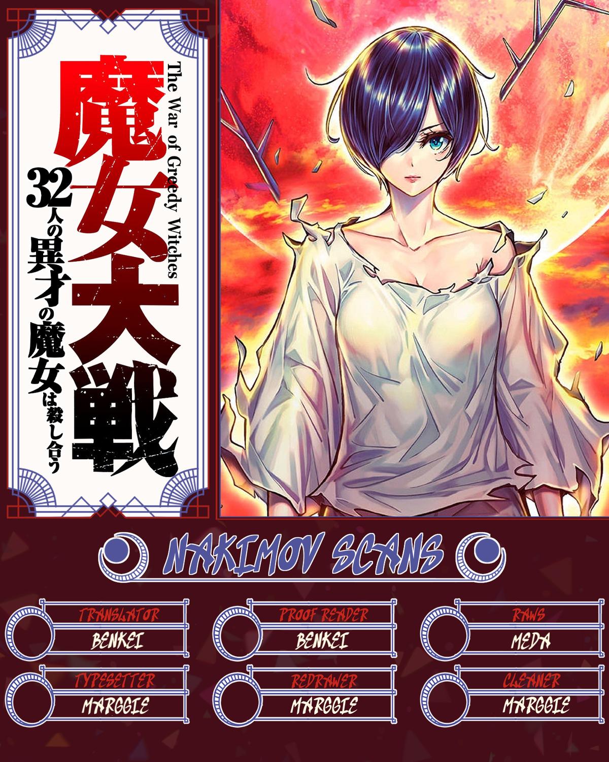 Majo Taisen: 32-nin no Isai no Majo wa Koroshiau Chap 58 - Next Chap 59