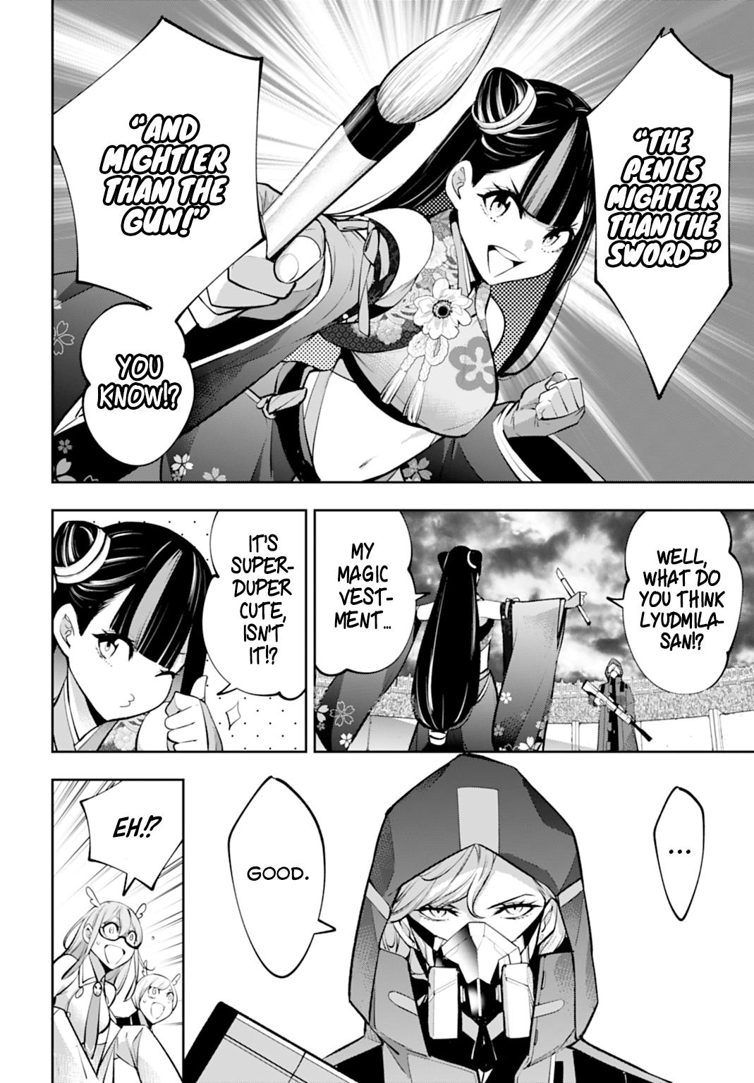 Majo Taisen: 32-nin no Isai no Majo wa Koroshiau Chap 58 - Next Chap 59