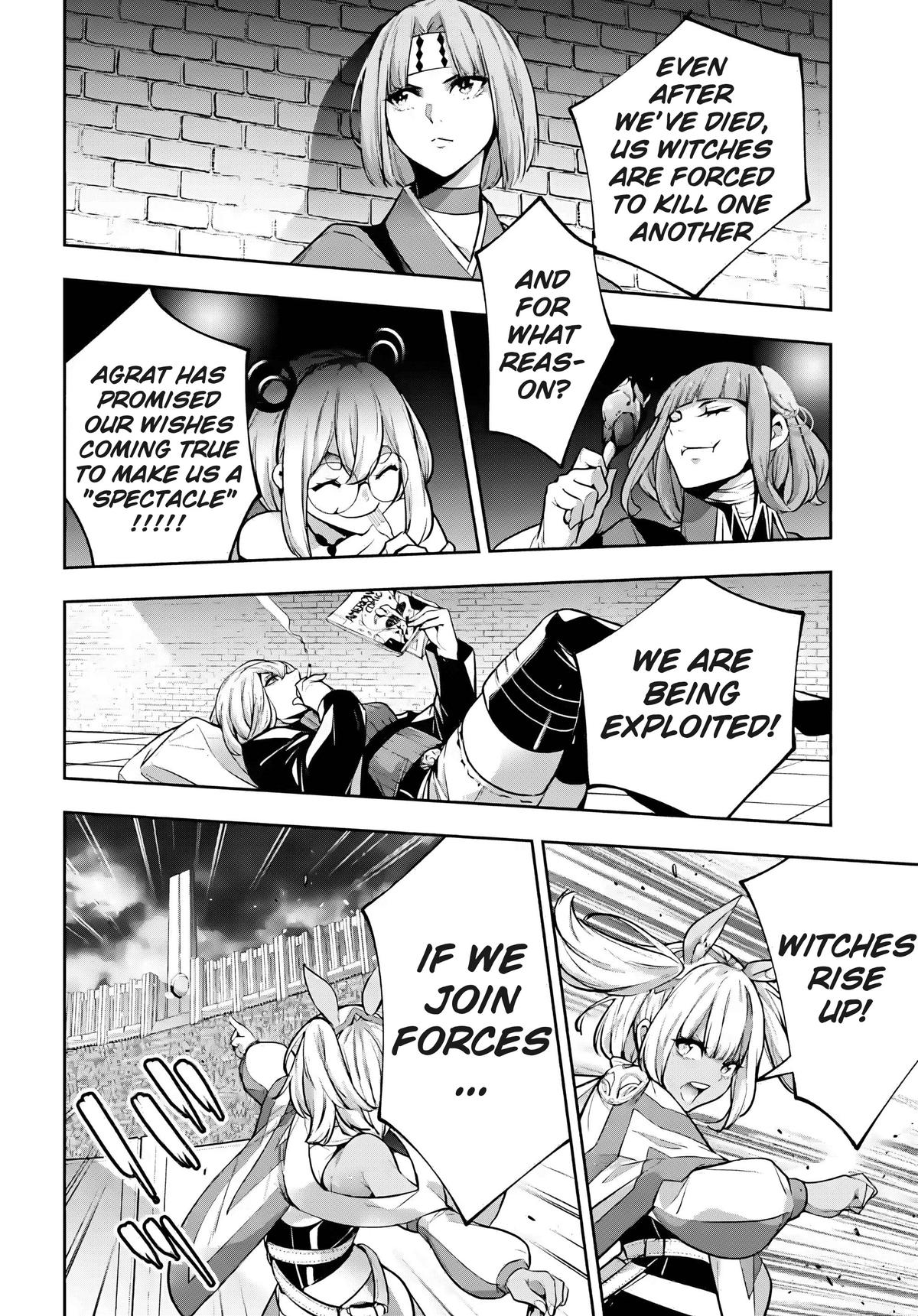 Majo Taisen: 32-nin no Isai no Majo wa Koroshiau Chap 50 - Next Chap 51