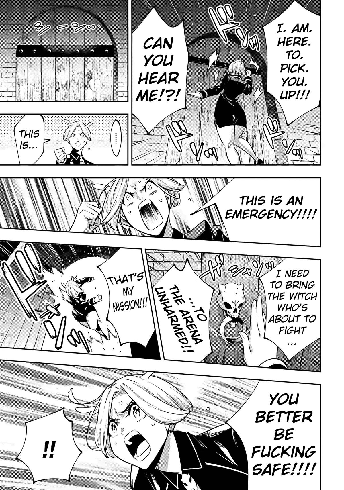 Majo Taisen: 32-nin no Isai no Majo wa Koroshiau Chap 50 - Next Chap 51