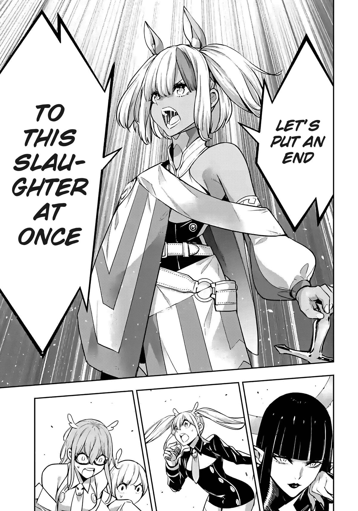 Majo Taisen: 32-nin no Isai no Majo wa Koroshiau Chap 50 - Next Chap 51