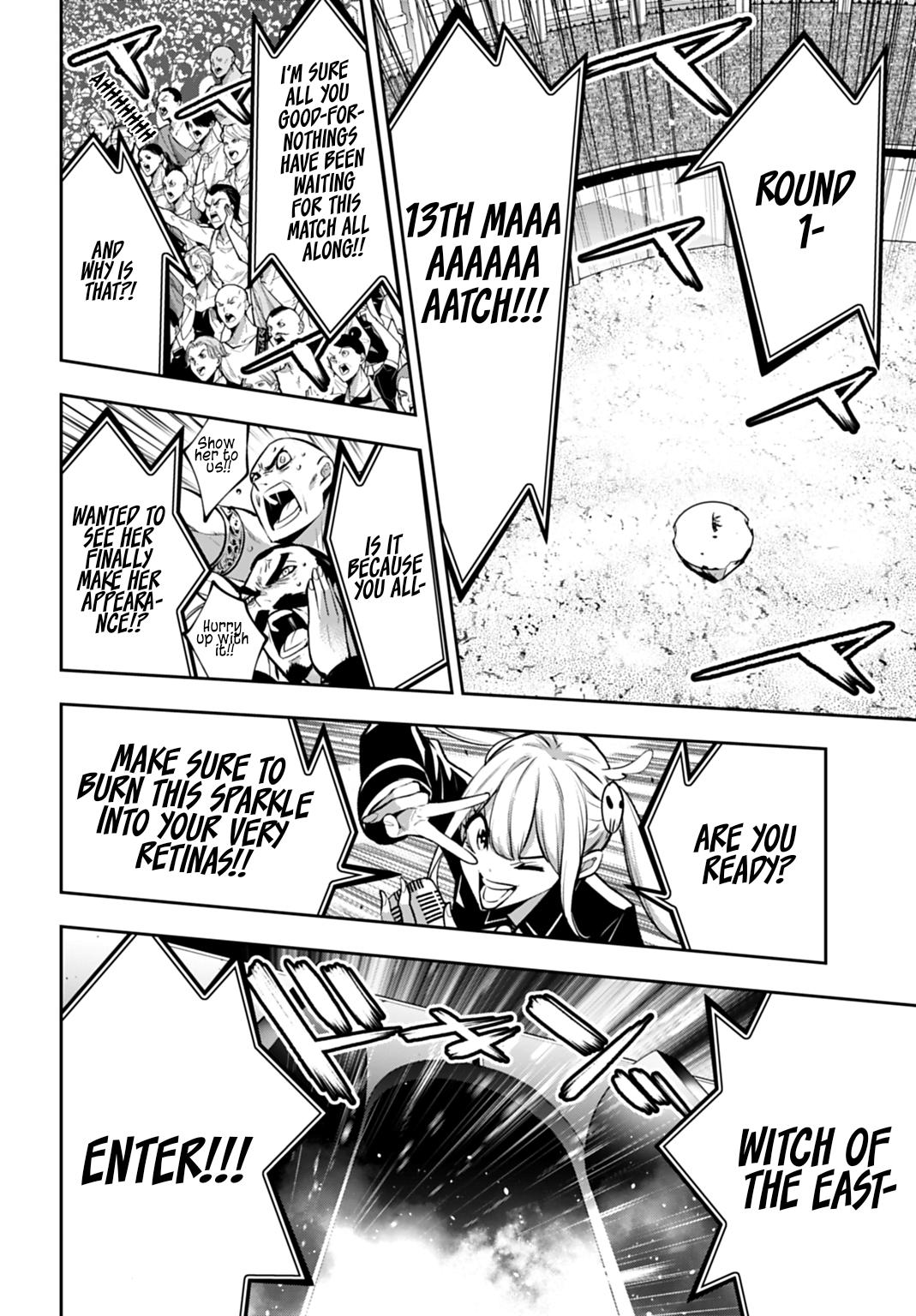 Majo Taisen: 32-nin no Isai no Majo wa Koroshiau Chap 64 - Next Chap 65