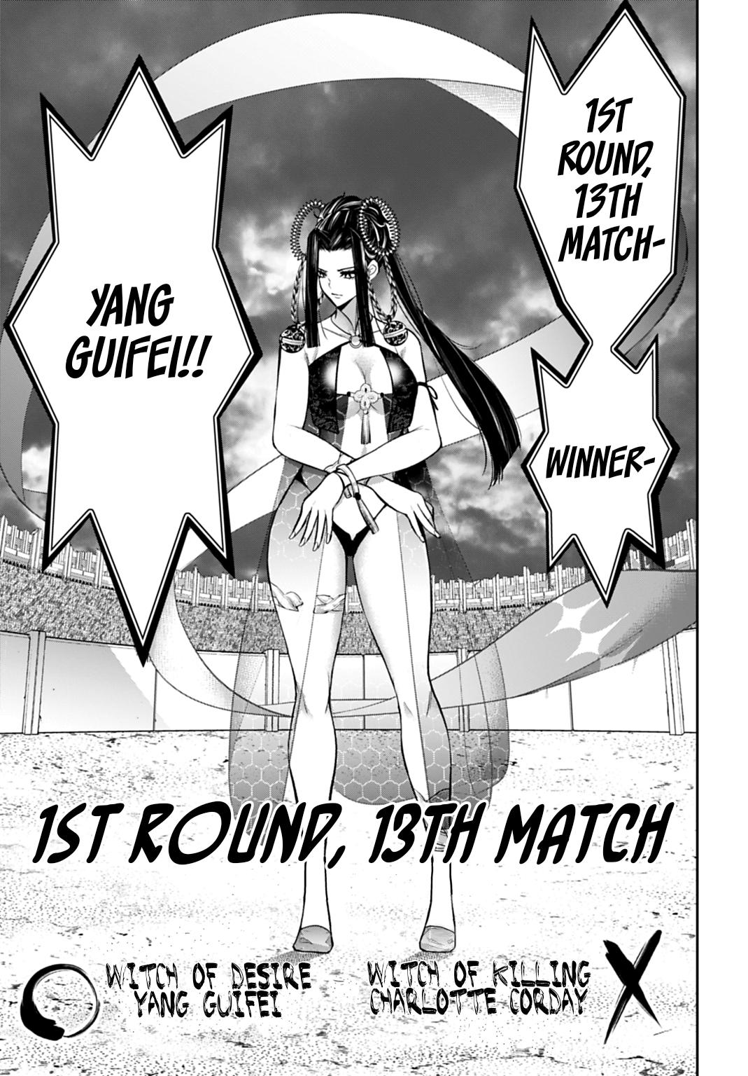 Majo Taisen: 32-nin no Isai no Majo wa Koroshiau Chap 65 - Next Chap 66