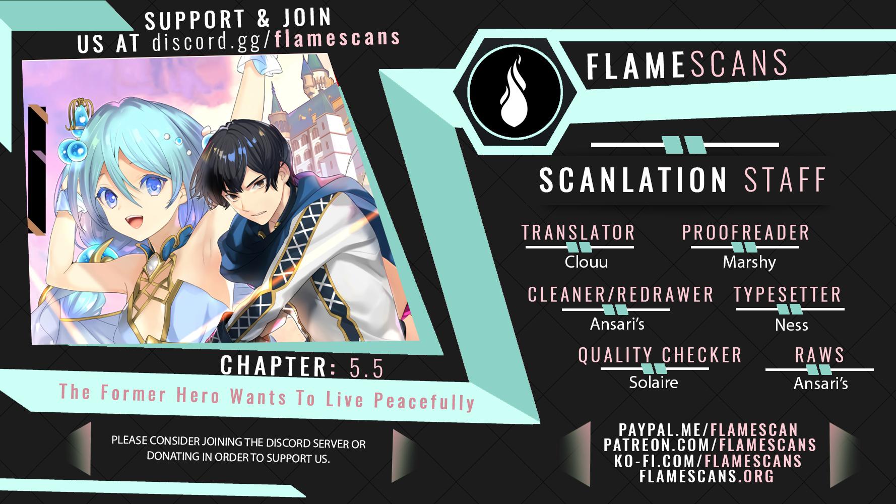 Moto Yuusha wa Shizuka ni Kurashitai Chap 5.5 - Next Chap 6.5