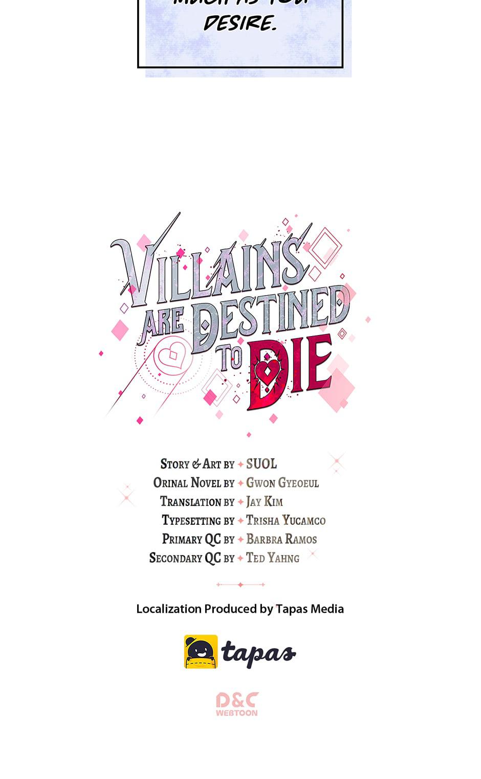 Villains Are Destined to Die Chap 7 - Next Chap 8