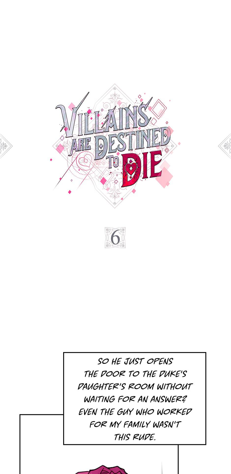 Villains Are Destined to Die Chap 6 - Next Chap 7