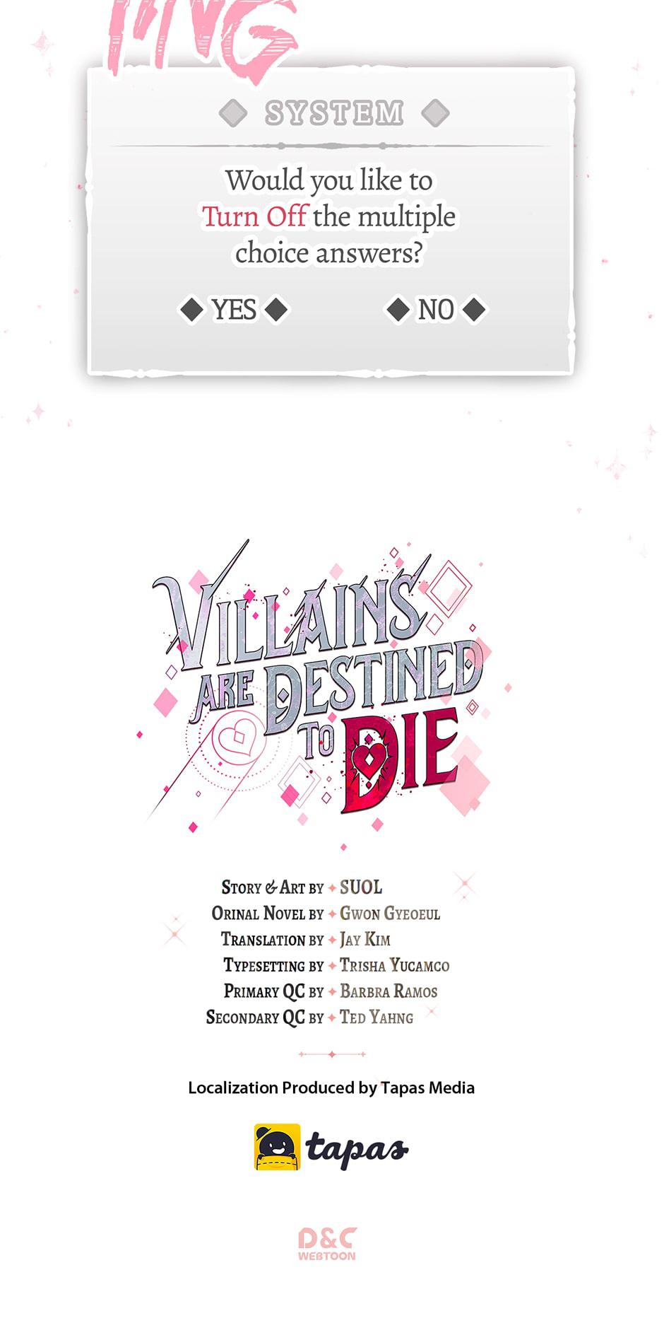 Villains Are Destined to Die Chap 6 - Next Chap 7