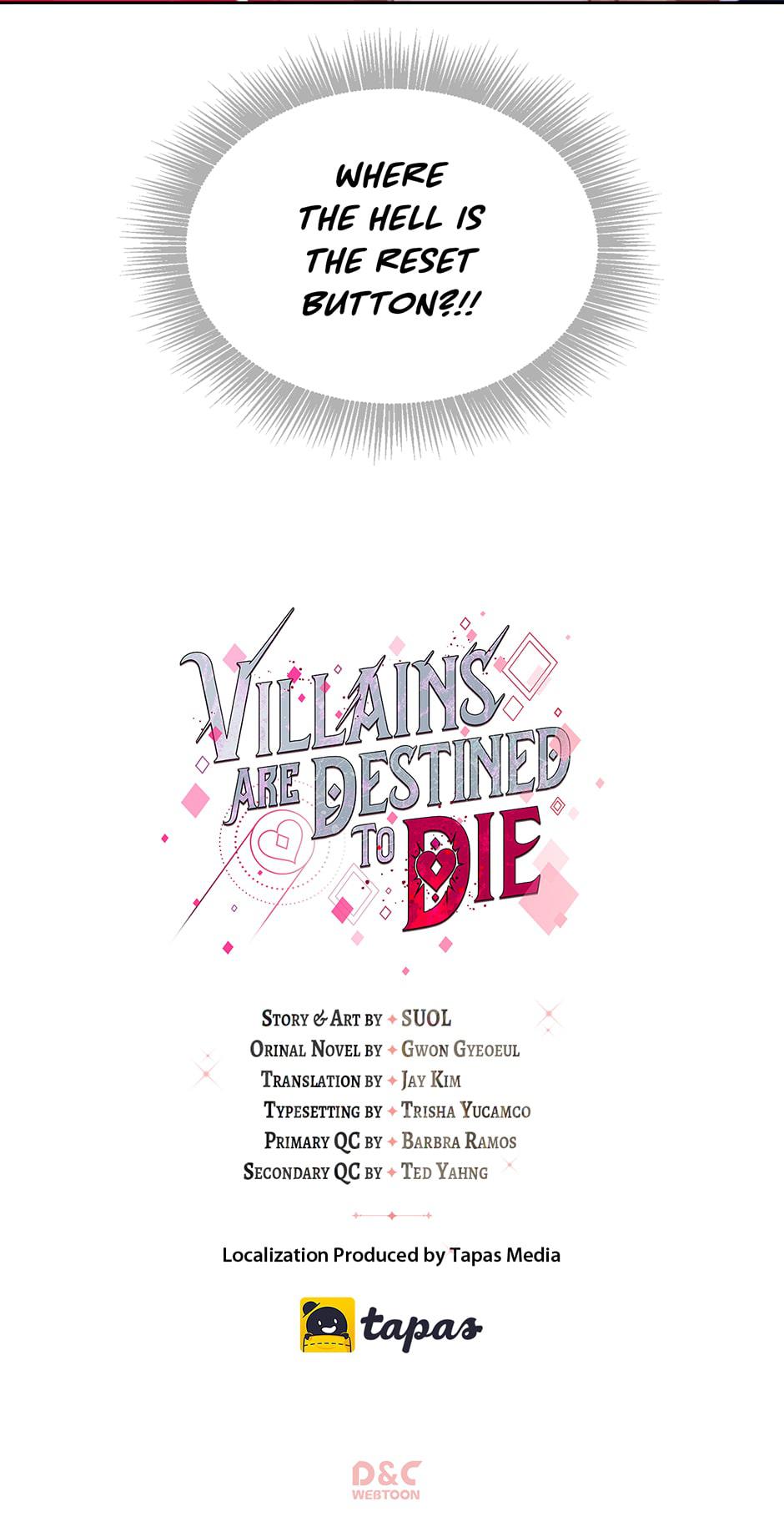 Villains Are Destined to Die Chap 14 - Next Chap 15