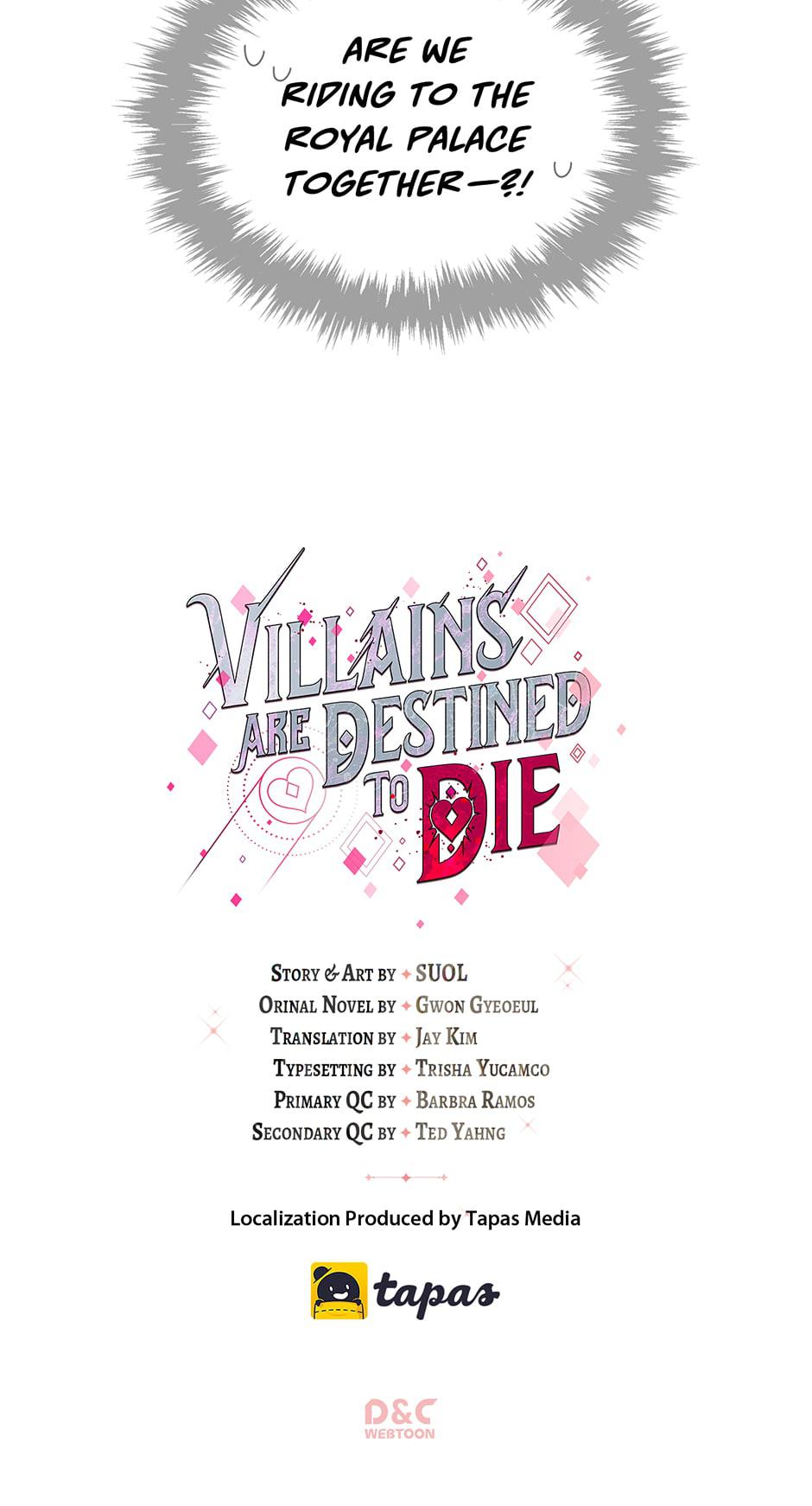 Villains Are Destined to Die Chap 12 - Next Chap 13