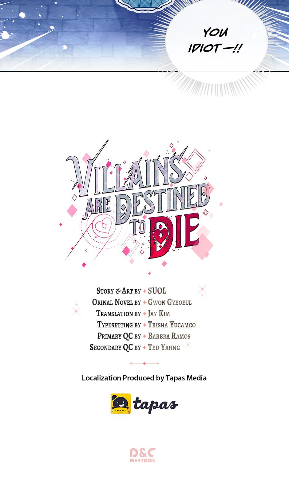 Villains Are Destined to Die Chap 35 - Next Chap 36