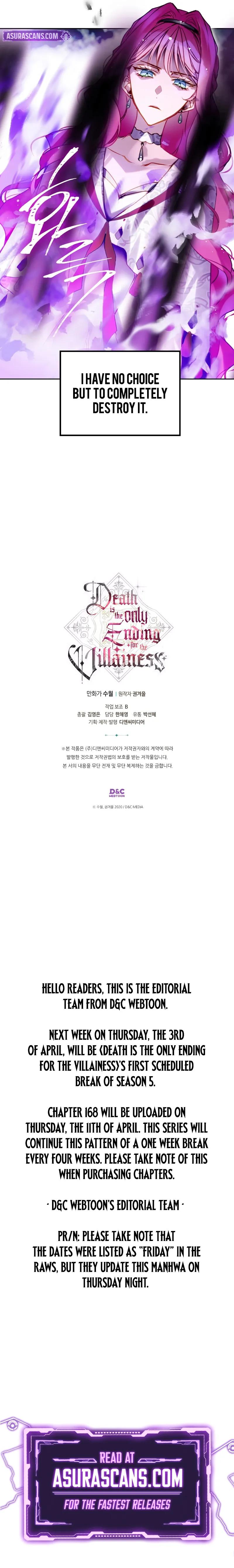 Villains Are Destined to Die Chap 167 - Next Chap 168