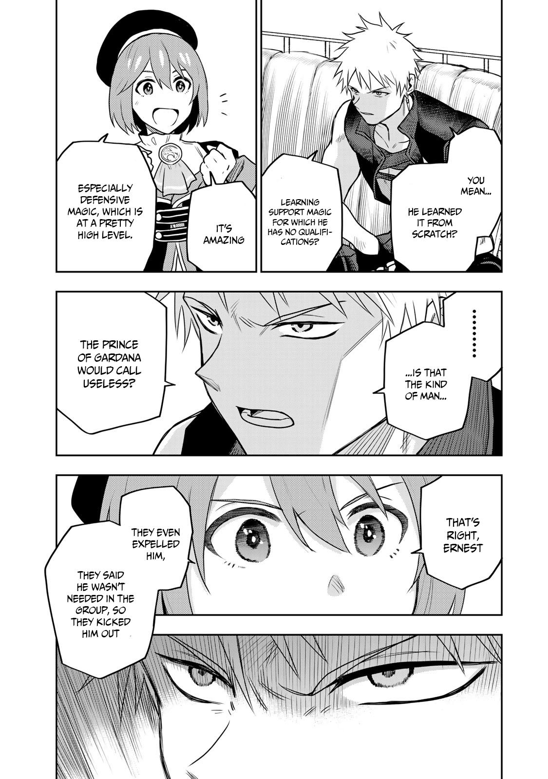 Mikata ga Yowa Sugite Hojo Mahou ni Toushite ita Kyuutei Mahou shi, Tsuihou Sarete Saikyou wo Mezasu Chap 5 - Next Chap 6
