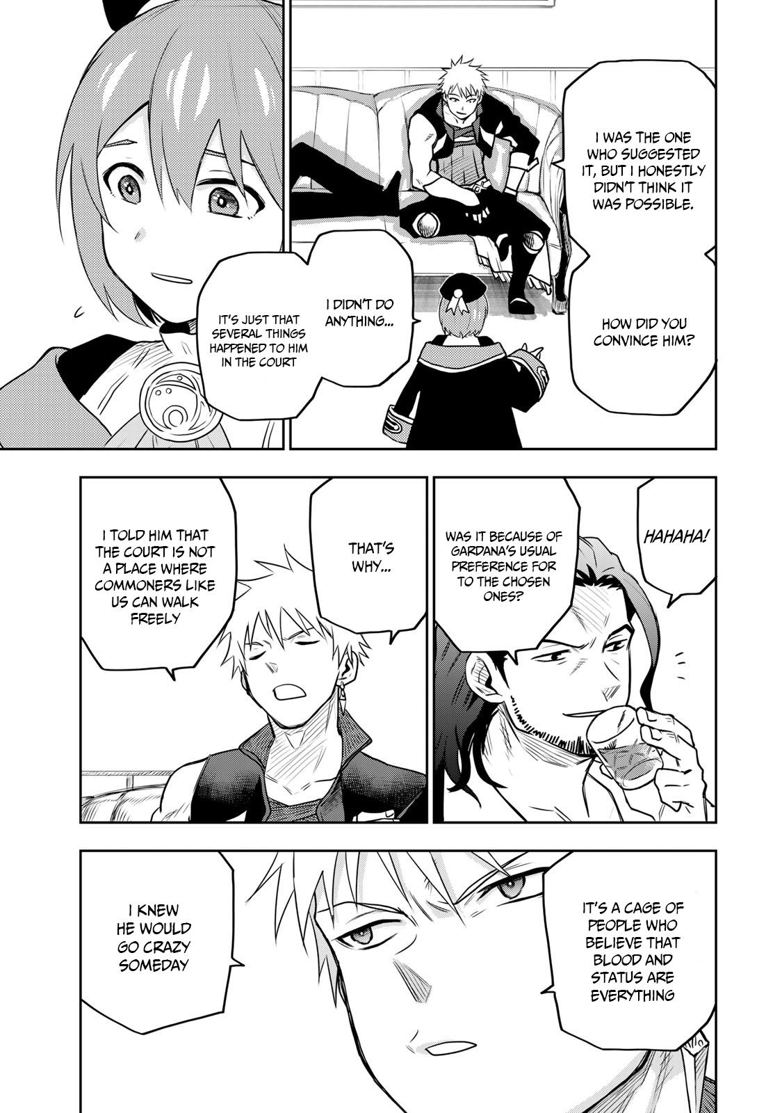 Mikata ga Yowasugite Hojo Mahou ni Tesshiteita Kyuutei Mahoushi, Tsuihou sarete Saikyou wo Mezashimasu Chap 5 - Next Chap 6