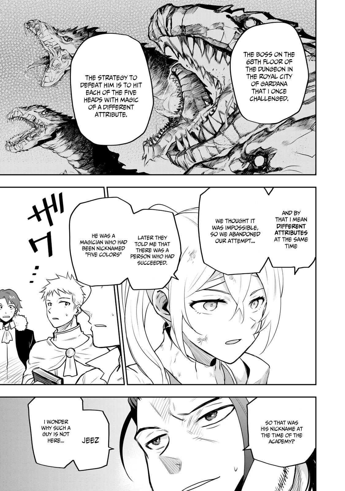 Mikata ga Yowasugite Hojo Mahou ni Tesshiteita Kyuutei Mahoushi, Tsuihou sarete Saikyou wo Mezashimasu Chap 6 - Next Chap 7