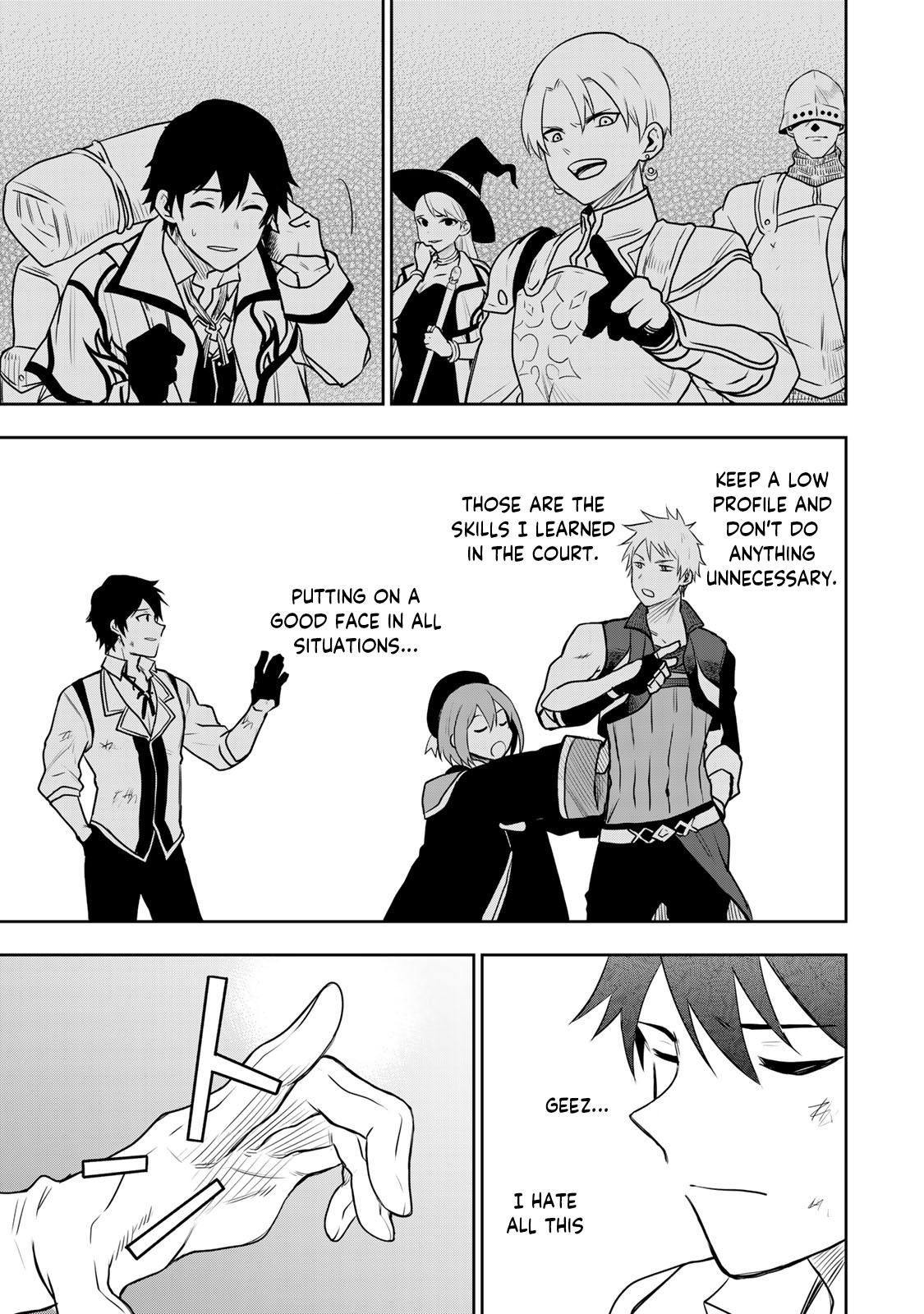 Mikata ga Yowasugite Hojo Mahou ni Tesshiteita Kyuutei Mahoushi, Tsuihou sarete Saikyou wo Mezashimasu Chap 6 - Next Chap 7