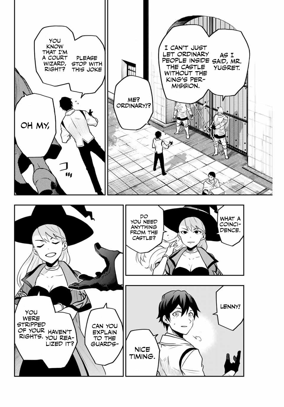 Mikata ga Yowa Sugite Hojo Mahou ni Toushite ita Kyuutei Mahou shi, Tsuihou Sarete Saikyou wo Mezasu Chap 1 - Next Chap 2